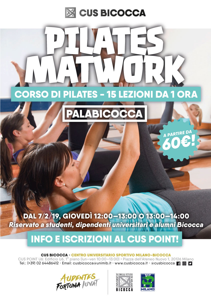 Corso di Pilates 2019 - CUS Bicocca