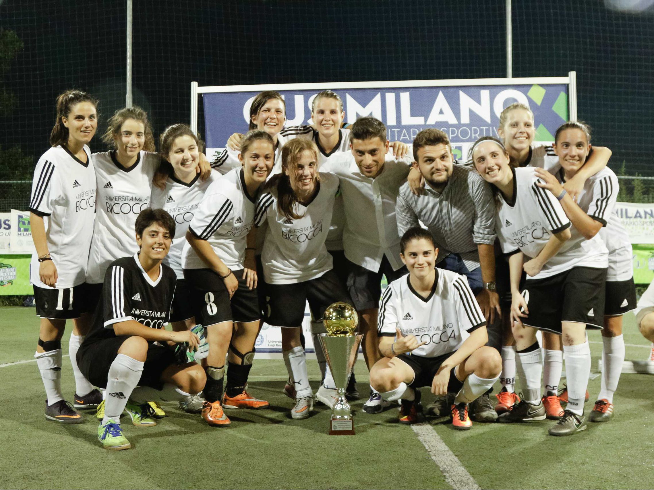 CUS Bicocca • calcio a 5 femminile 2016/17 • universitario • Campionesse di Milano
