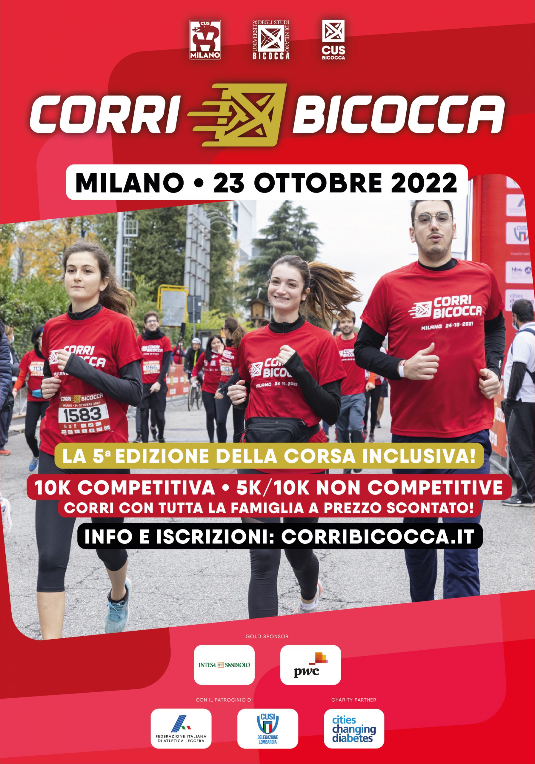 CorriBicocca 2022: la quinta edizione il 23 ottobre!