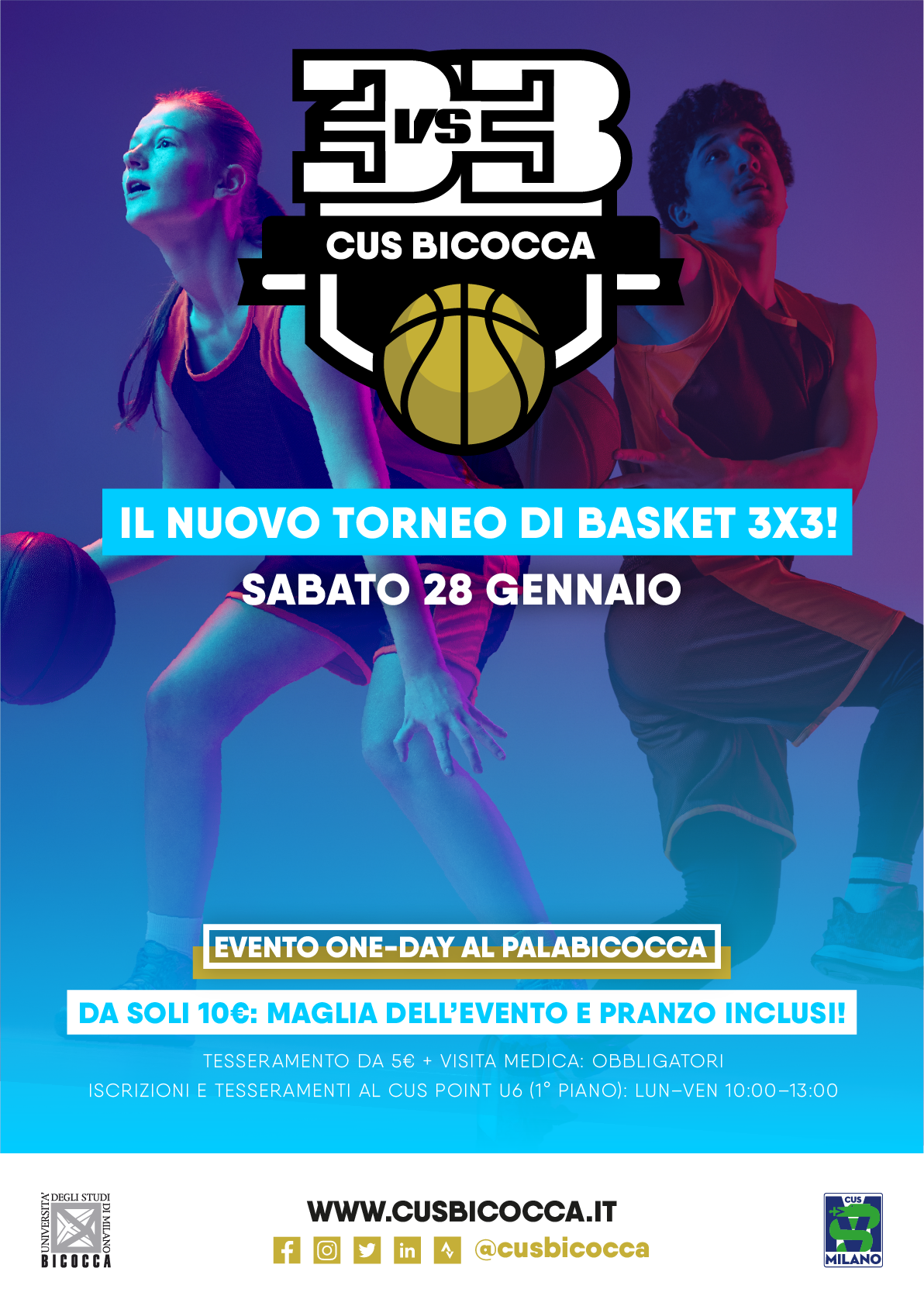 3vs3 Basket 2023 • CUS Bicocca